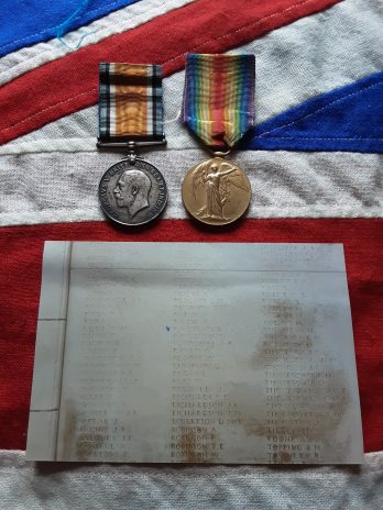 20th Wearside Pals. Durham Light Infantry casualty. Thomas Ramshaw. Born Brandon. Tyne cot.