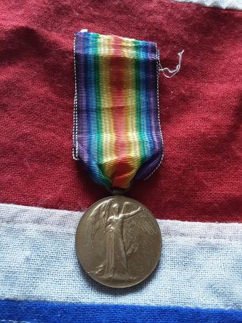 Victory. William Henry Naish. 4th Reserve Cavalry. Essex Yeomanry. Hadley Wood, Middlesex.