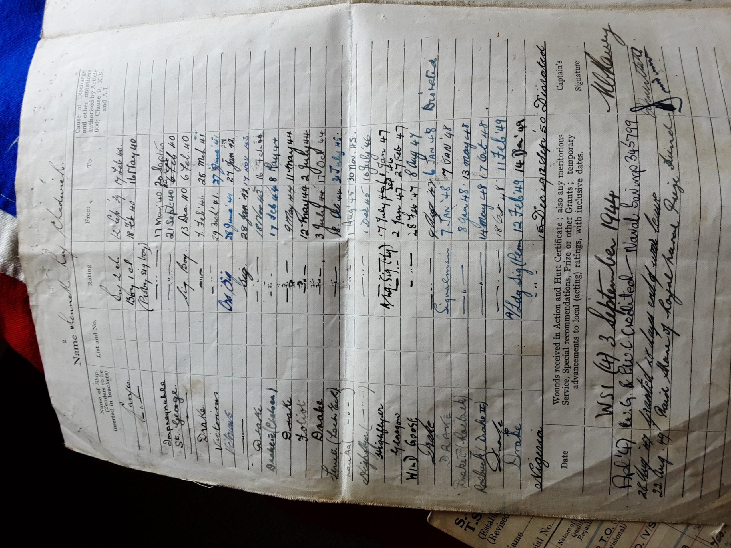 WWII Royal Navy group. HMS Victorious. Denmark Straits, Bismarck. Oldham. Lancashire. - Image 7