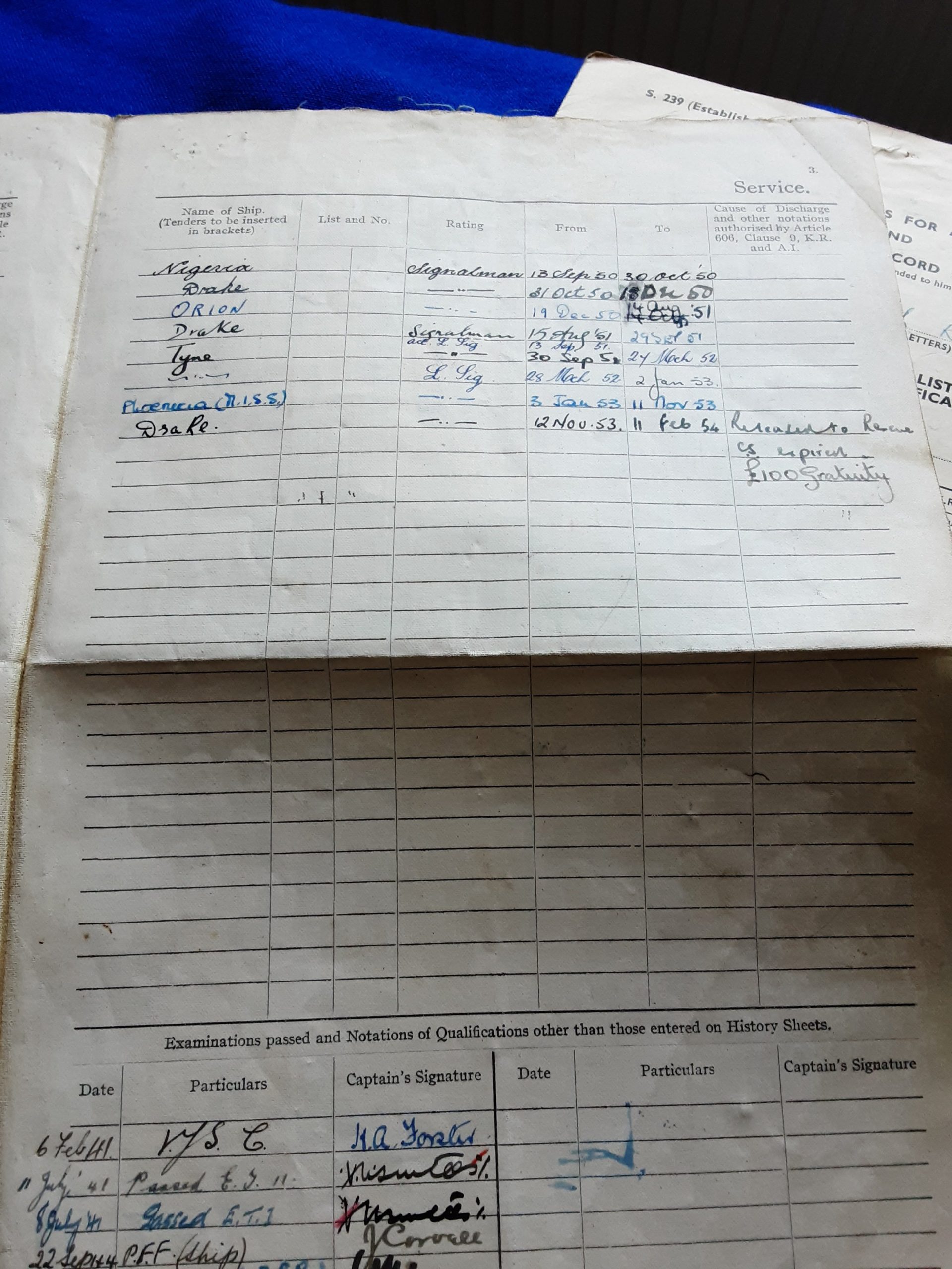 WWII Royal Navy group. HMS Victorious. Denmark Straits, Bismarck. Oldham. Lancashire. - Image 8