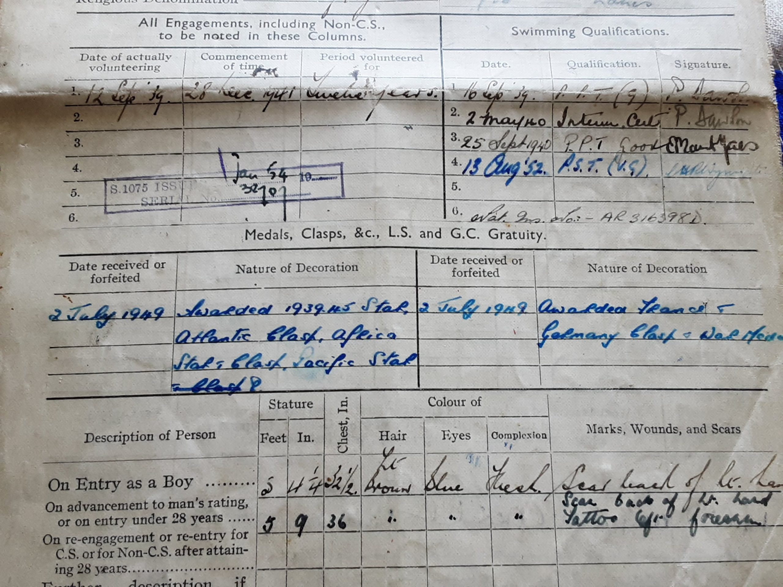 WWII Royal Navy group. HMS Victorious. Denmark Straits, Bismarck. Oldham. Lancashire. - Image 5