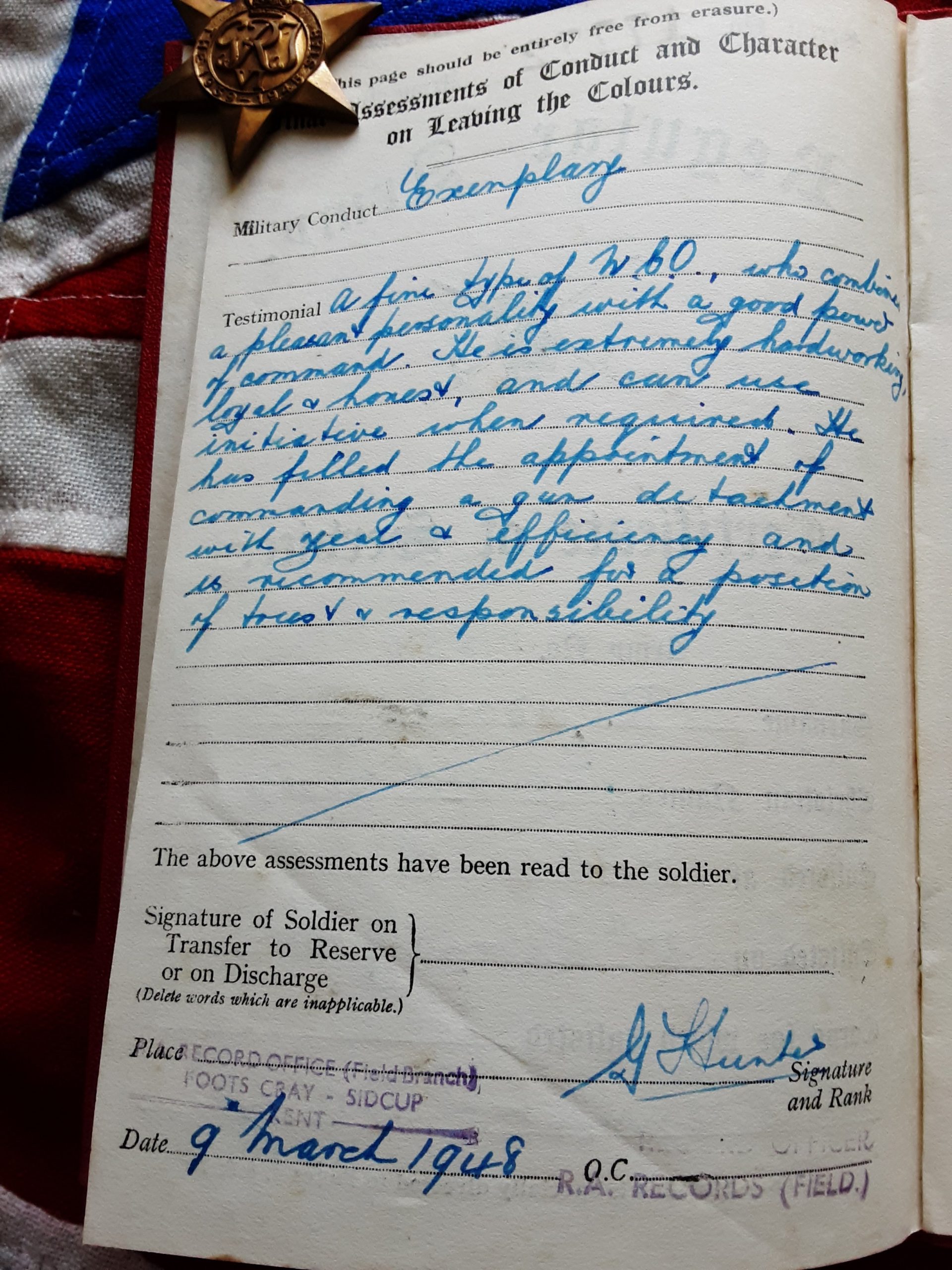 WWII 1st Army group. Edward George Rumbold. Royal Artillery. Liss, Hampshire. - Image 4