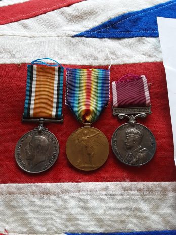 Ww1 Pair & Lsgc . James Searson Rga .Wounded . Ww2 527th Hamps Coastal Regt Died 6th April 43.