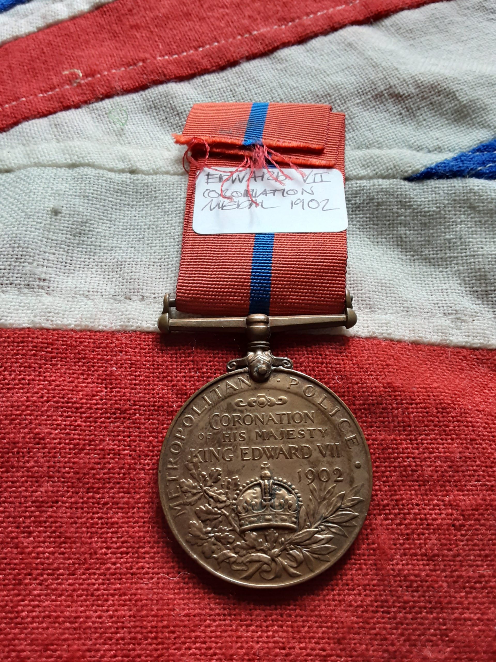 1902 Metropolitan Police Coronation Medal. PC T Trussel, K Division. - Image 2