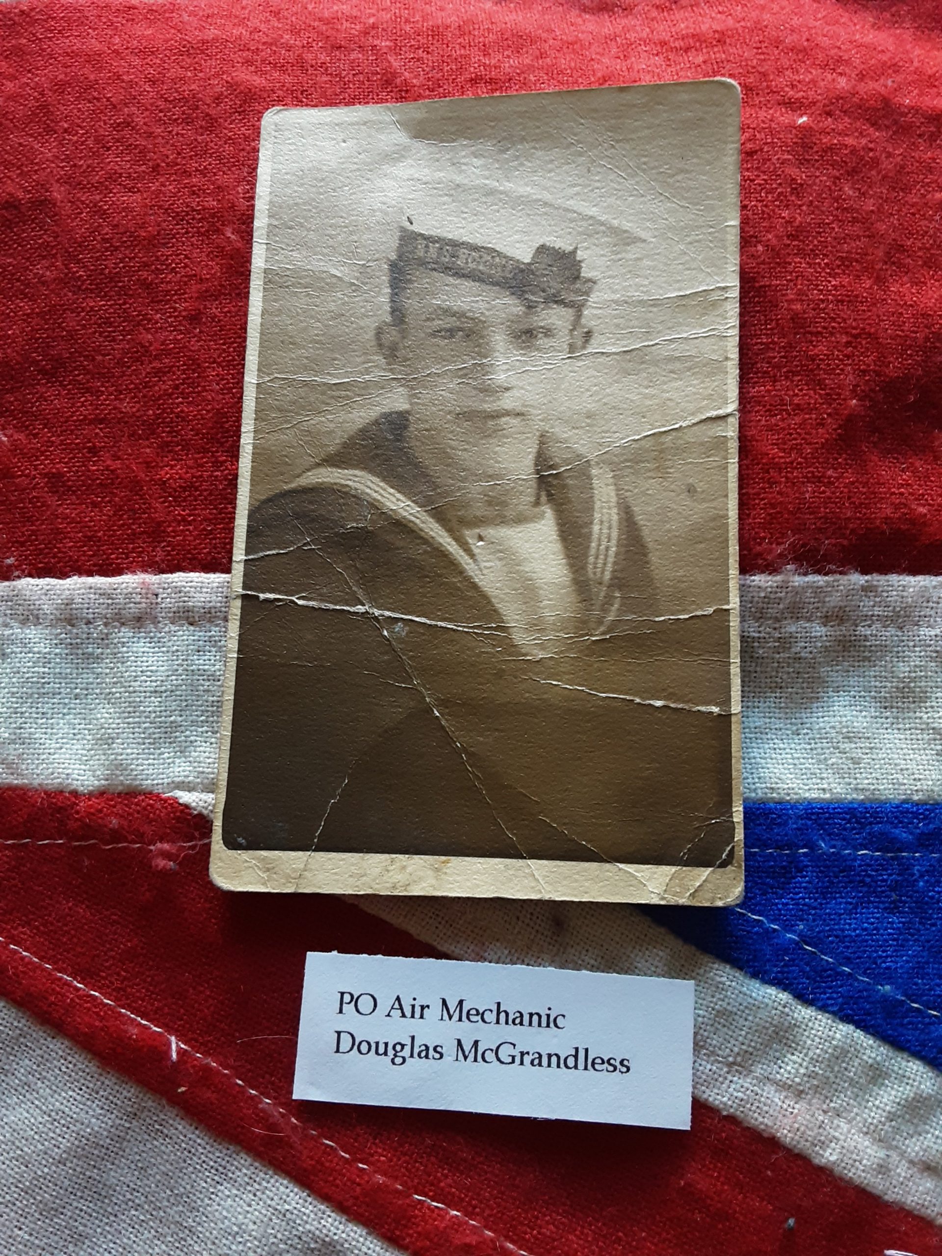 WWII Royal Naval Air Service group. Douglas H McGrandles. Glasgow - Image 7