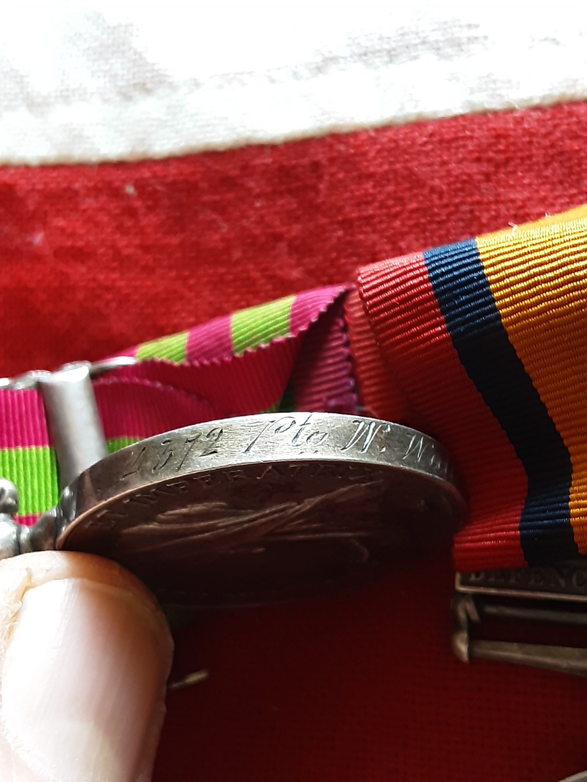 Relief Chitral, Defence of Ladysmith & WWI Pair. Wallace. Gordon Highlanders & Labour Corps. - Image 5