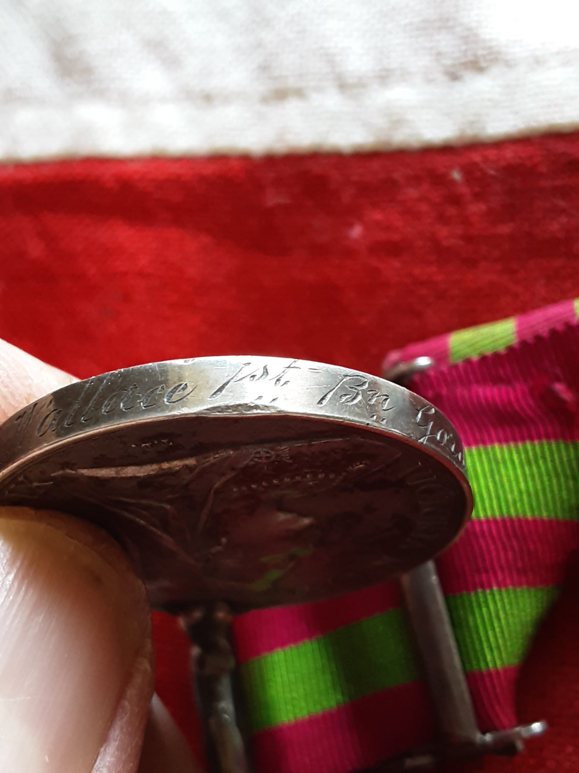 Relief Chitral, Defence of Ladysmith & WWI Pair. Wallace. Gordon Highlanders & Labour Corps. - Image 6