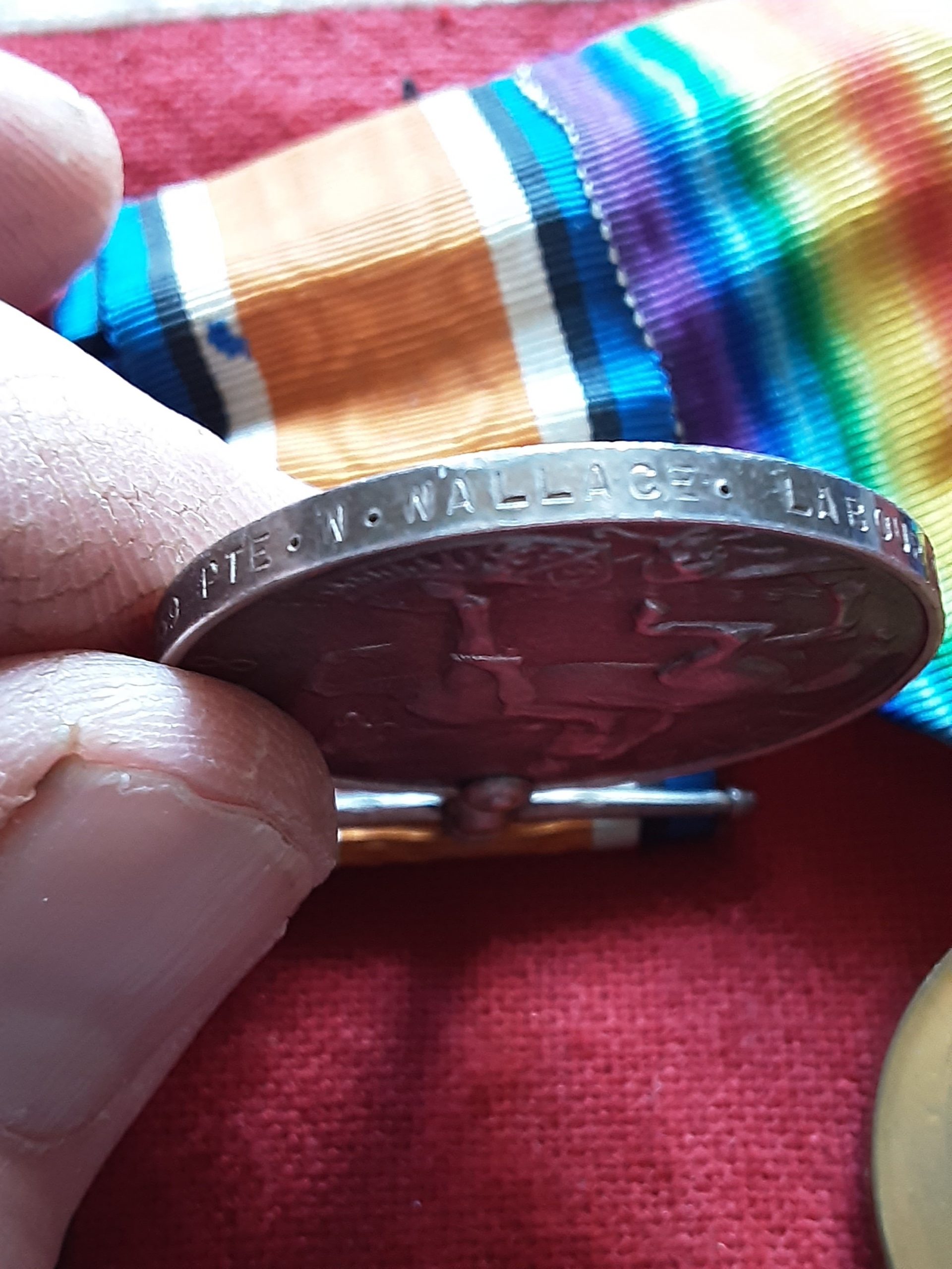 Relief Chitral, Defence of Ladysmith & WWI Pair. Wallace. Gordon Highlanders & Labour Corps. - Image 8