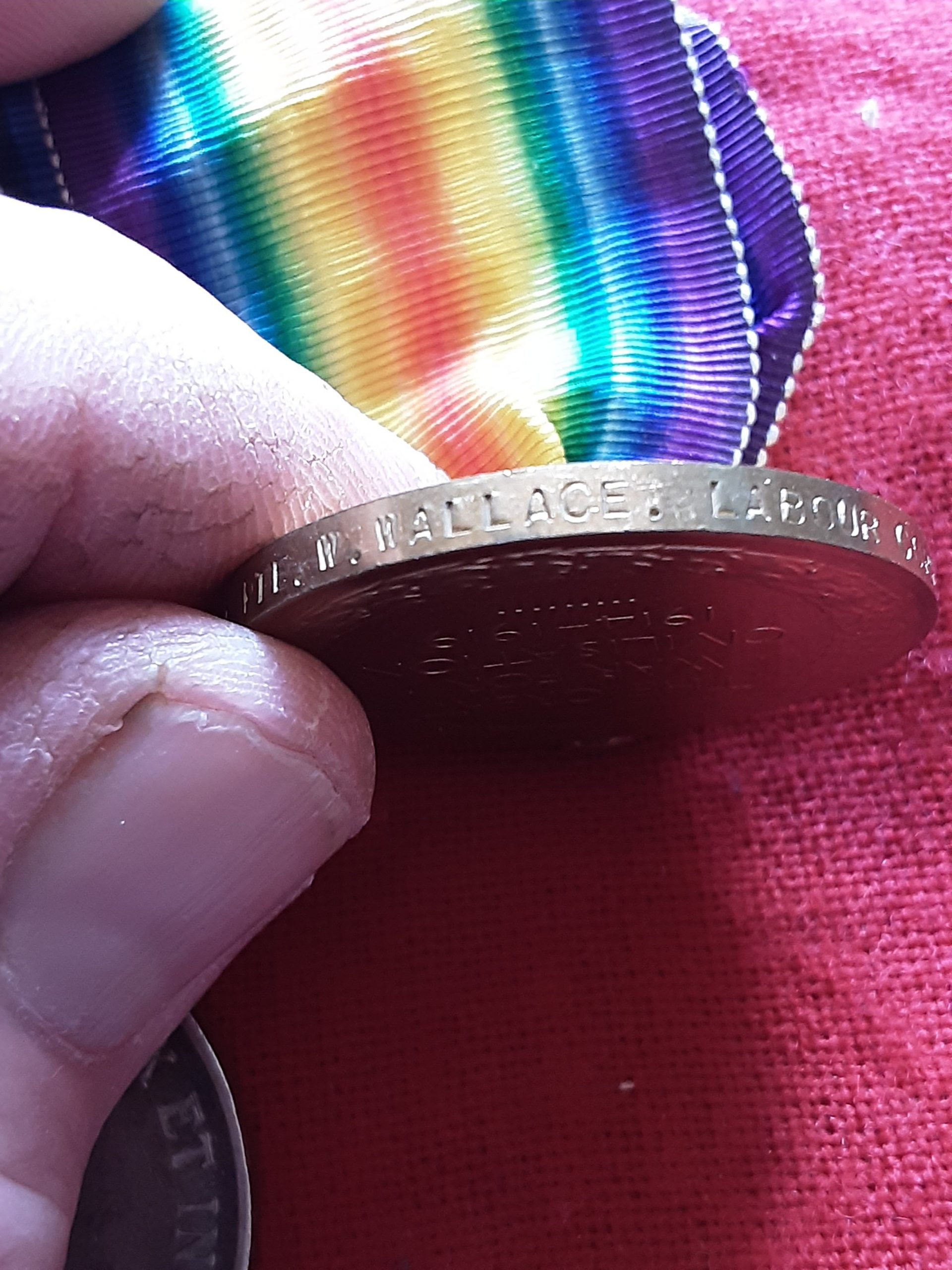 Relief Chitral, Defence of Ladysmith & WWI Pair. Wallace. Gordon Highlanders & Labour Corps. - Image 9