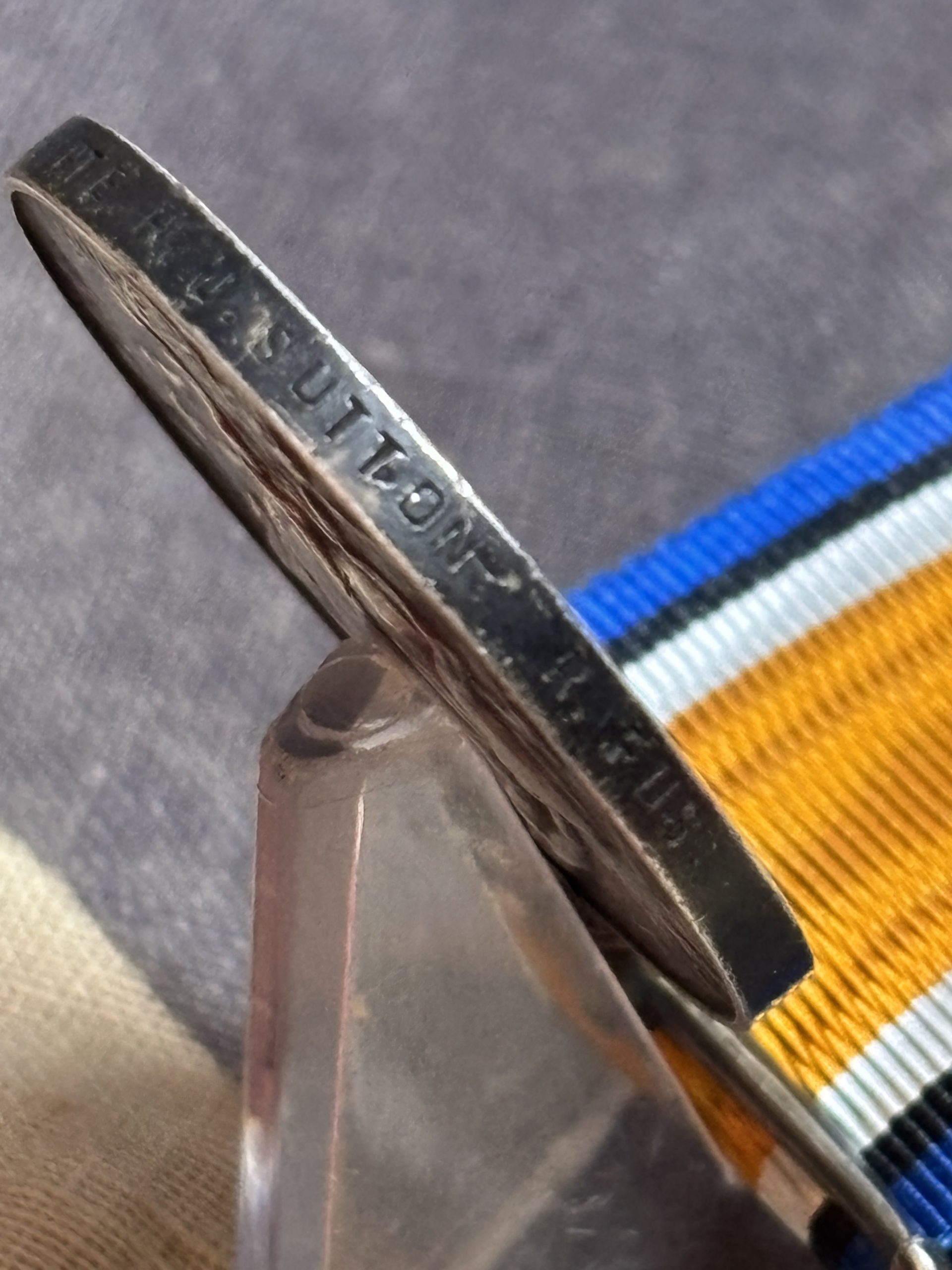 BWM. Sutton. Operation Michael casualty, 1918. Died from wounds aboard POW train. Acton, London. - Image 3