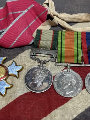 Pre war India General Service Medal grouping with CBE awarded to Air Commodore, Royal Air Force. McGregor. Cambridge.