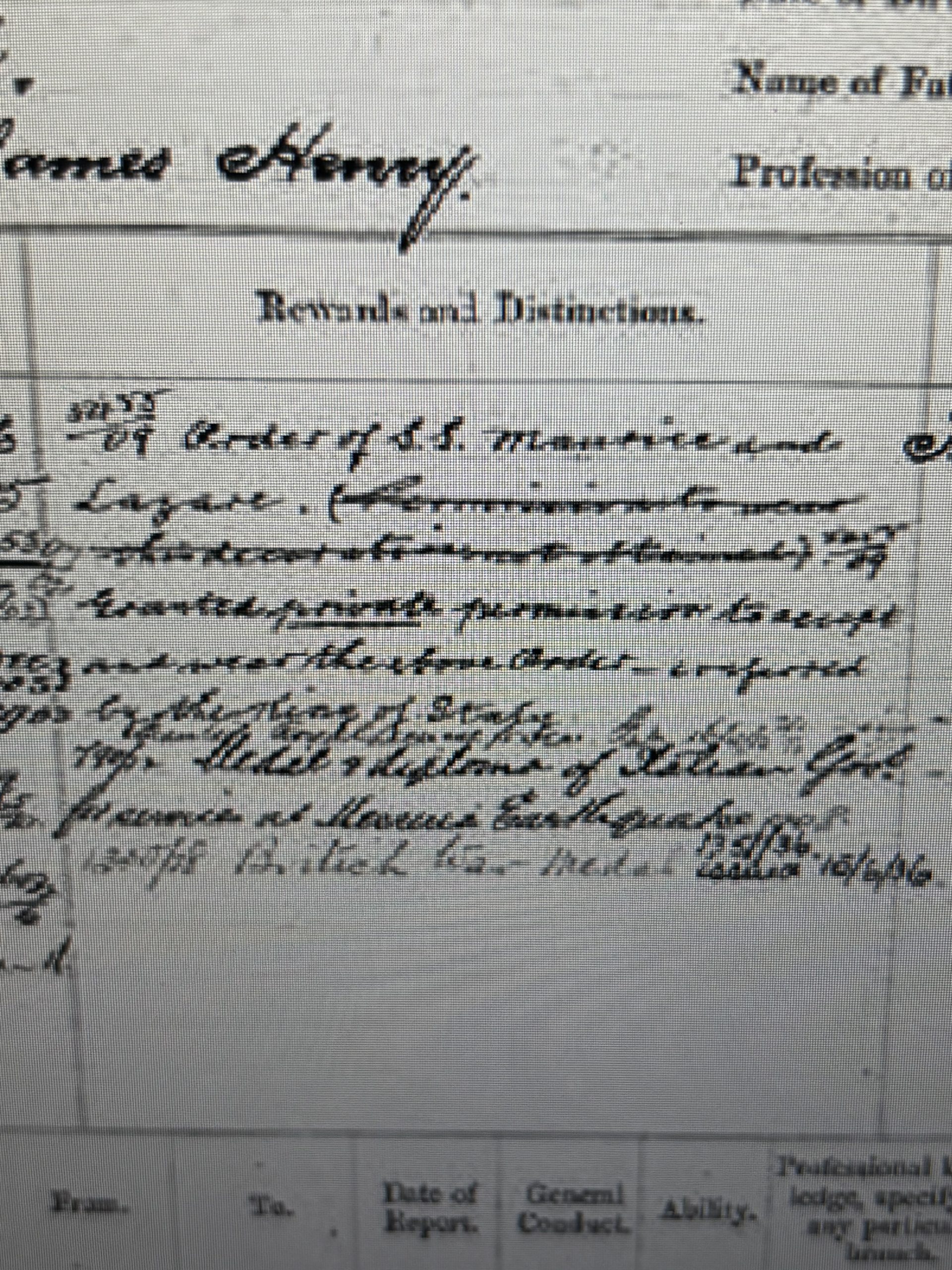 BWM, Messina Earthquake 1908 with Order of St Maurice and Lazurus. Lieutenant Colonel Parker. RMLI. Mitcham, Surrey. - Image 4