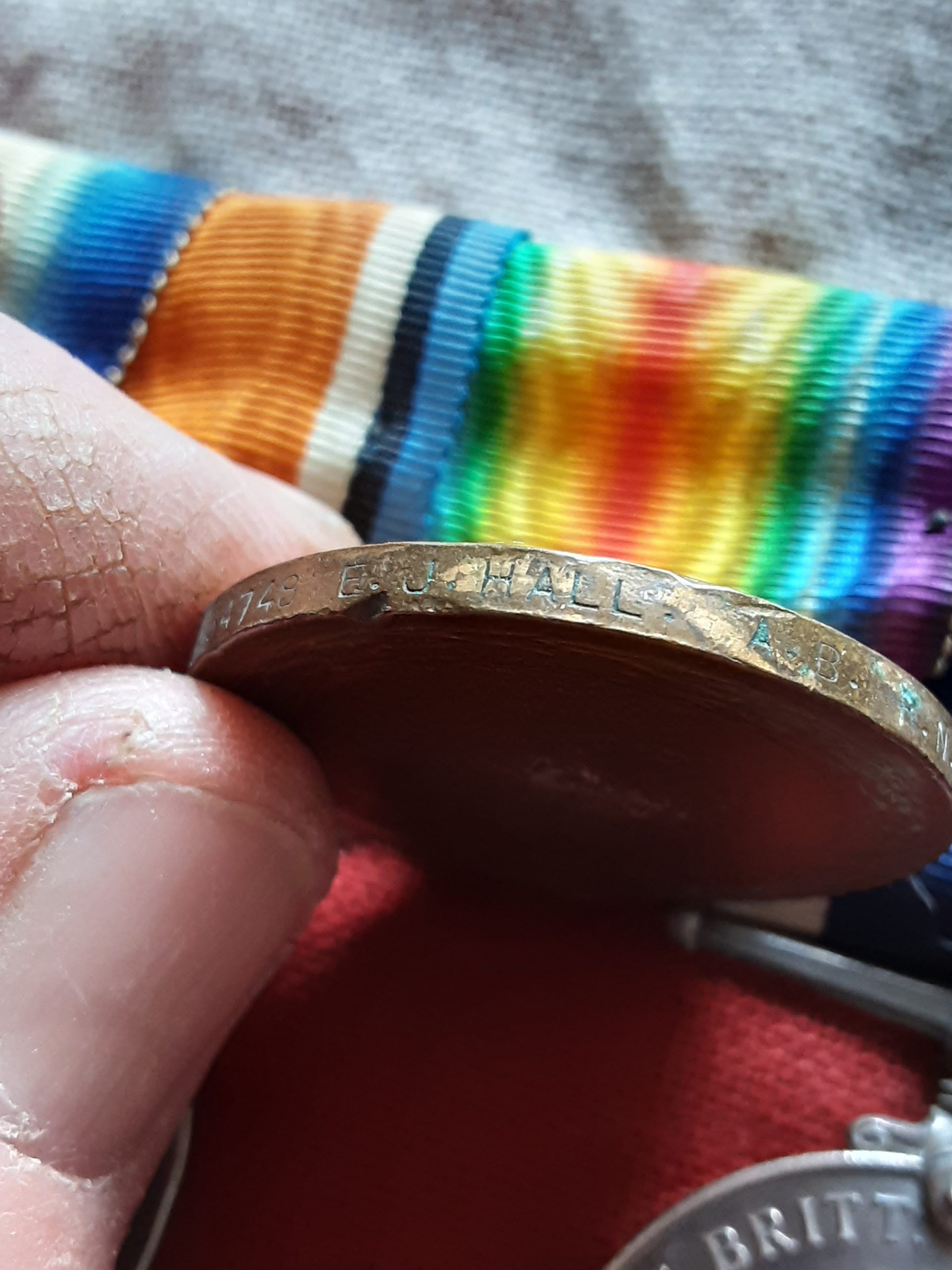 WWI/WWII royal Navy grouping. CPO Edward J Hall. HMS Osprey. Died Bath Blitz - Image 7