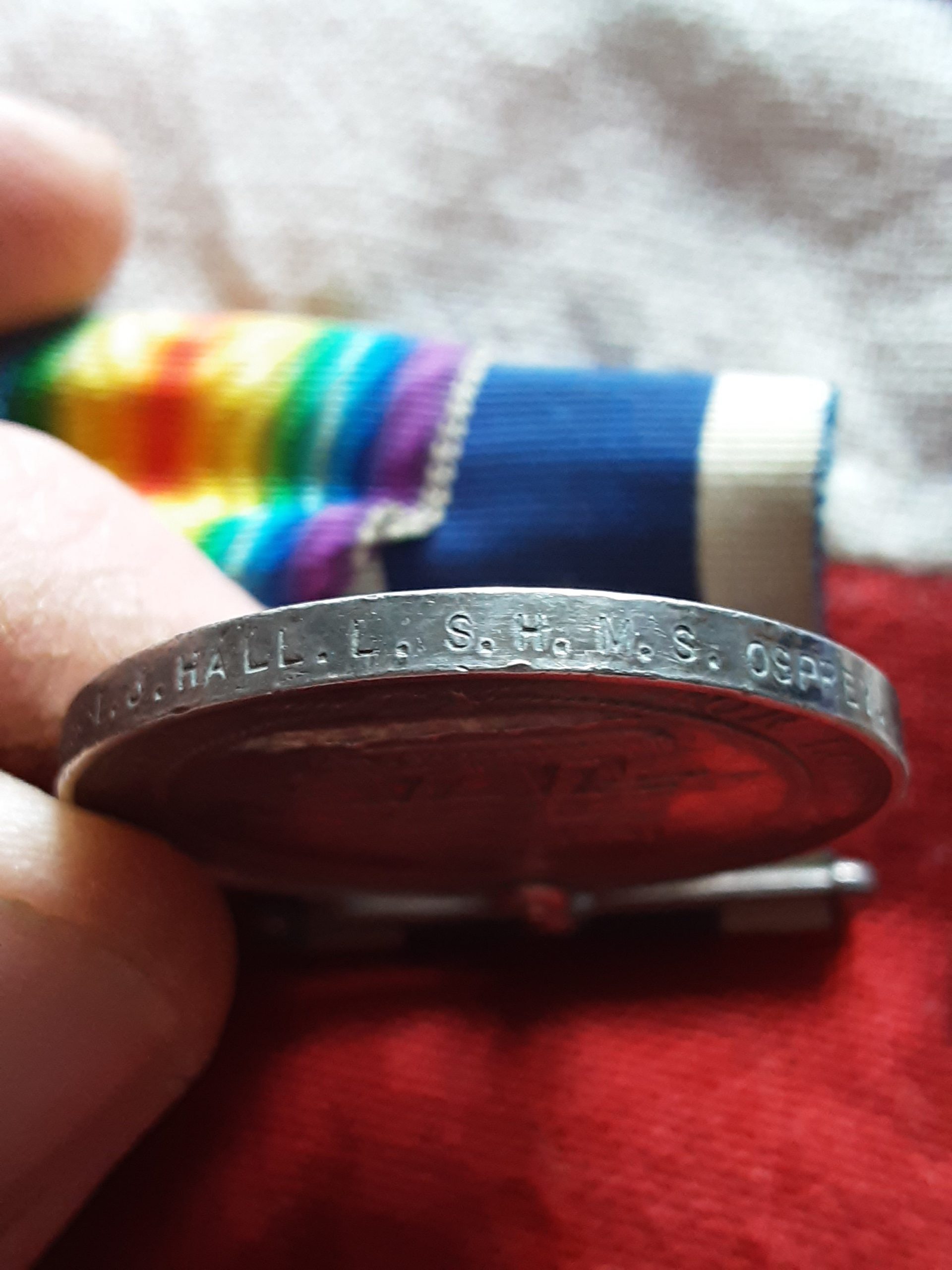 WWI/WWII royal Navy grouping. CPO Edward J Hall. HMS Osprey. Died Bath Blitz - Image 8