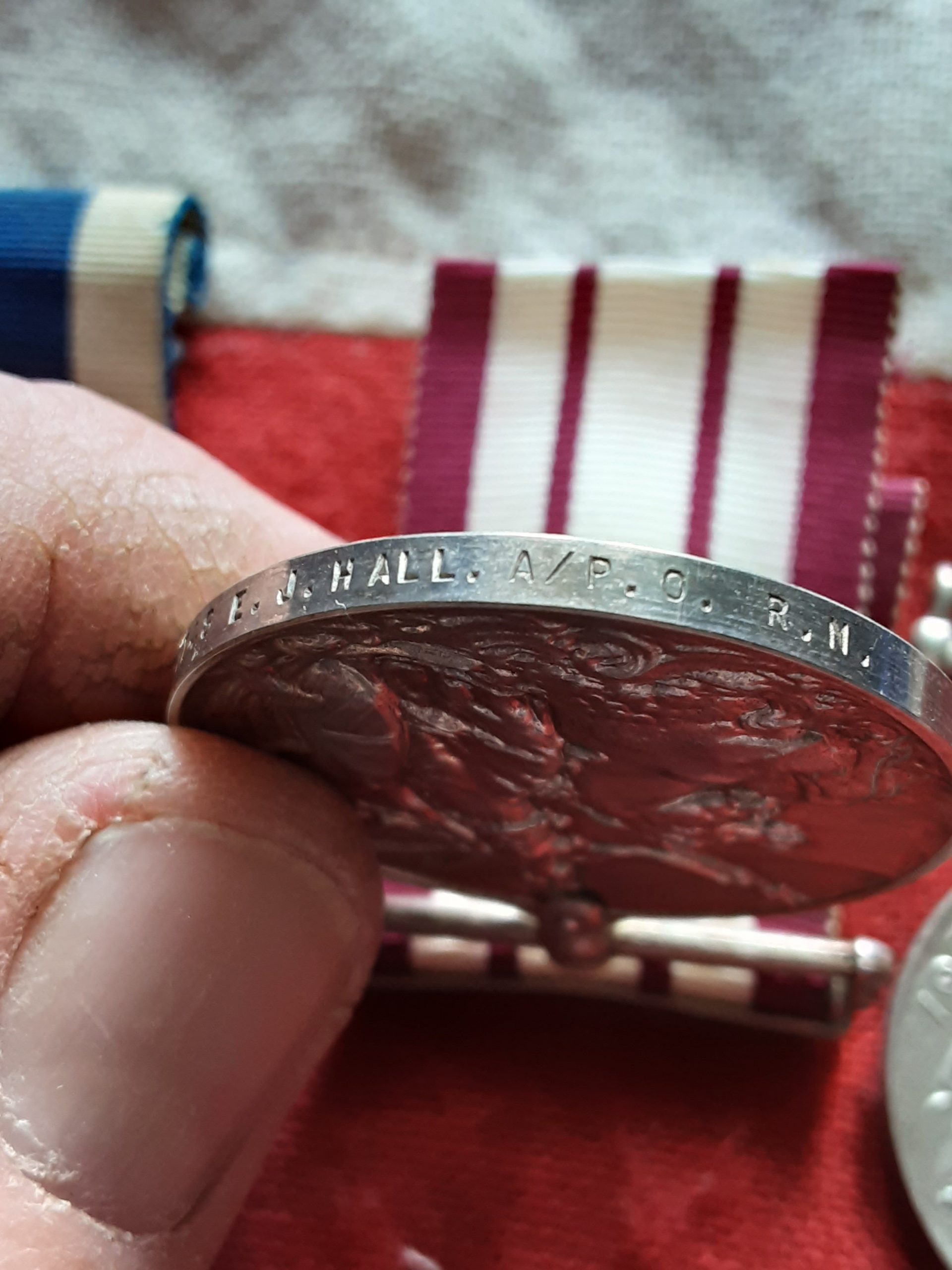 WWI/WWII royal Navy grouping. CPO Edward J Hall. HMS Osprey. Died Bath Blitz - Image 9
