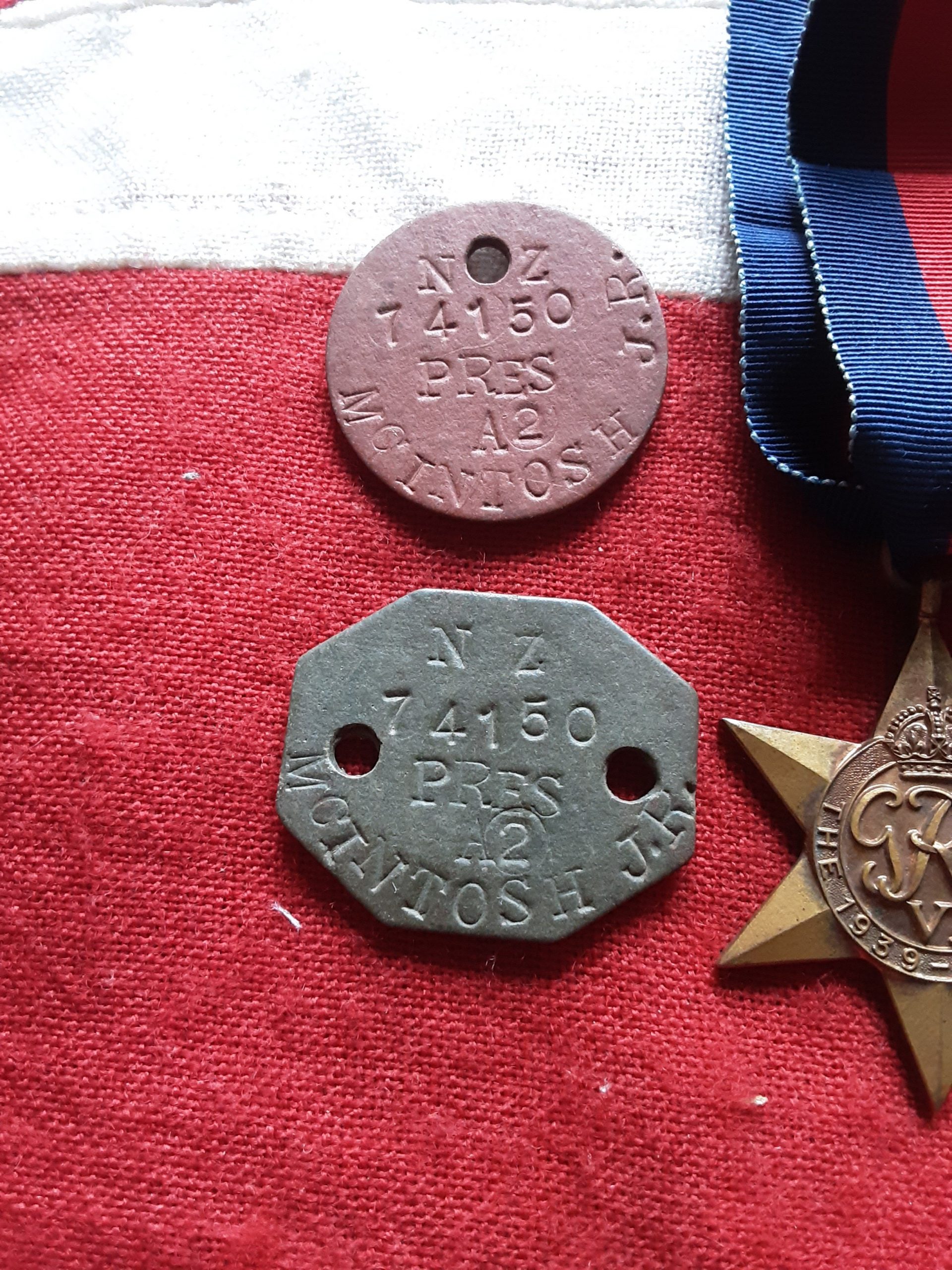 Ww2 New Zealand Group. 3rd Div Postal Unit .John R Mcintosh .Dunedin. - Image 2