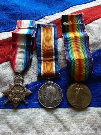 1915 Trio . Essex Yeomanry. Guy Thomas Gowlett.Farmer Broxted .Killed Fordson Tractor  Accident 1927.