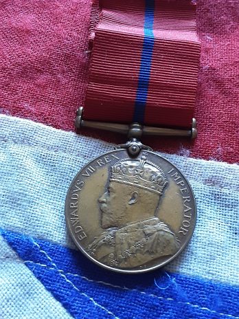 1902 Metropolitan Police Coronation Medal. Pc R Bourne K Division .