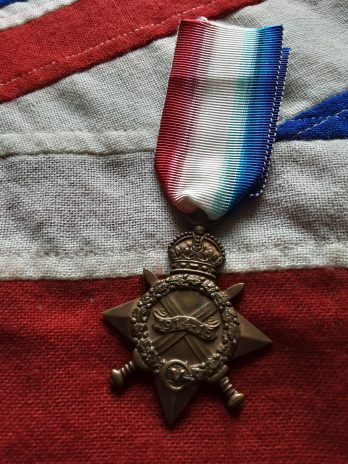 1915 Star . Kia Oct 1918 . Arthur James Stockton .10th Oldham Batt Manchester Reg . Basford .Stoke .