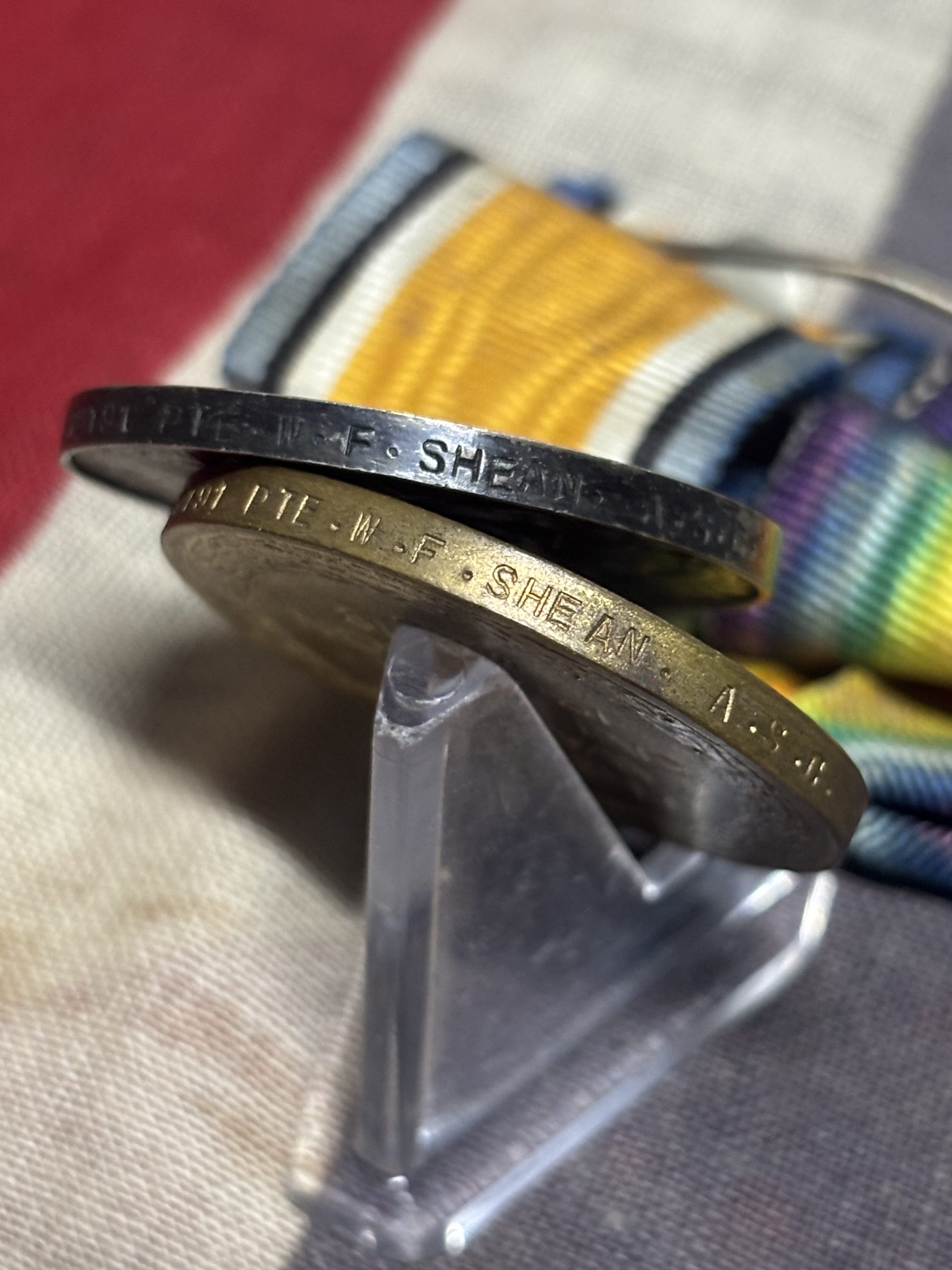 WWI Pair. Shean. ASC. London/Royal Tunbridge Wells. - Image 2