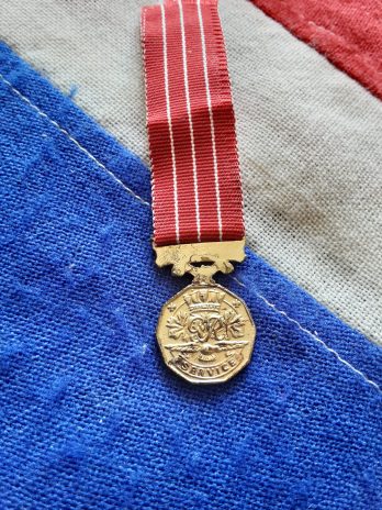 Period Miniature Canadian Forces Decoration. King George Vi.