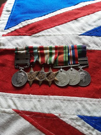 WWII group. Lieutenant Colonel Ronald F T Tyers. Scinde Horse, 14/20 Hussars & 7th Gurkha Rifles.