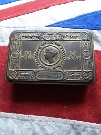 1914 Mary Christmas Tin .