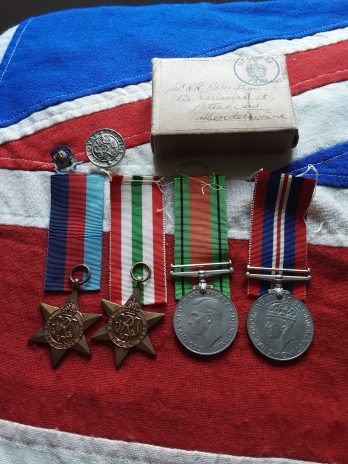 Ww2 Royal Navy Group .R R Robertson .Peterhead Aberdeenshire.
