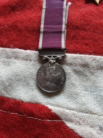 Period Miniature Regular Army long Service Good Conduct Medal.
