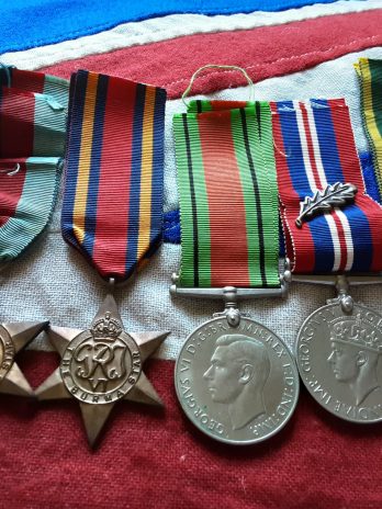 Burma Mid Group . Territorial Warrant Officer Donald Ordidge Re . Eccles Lancashire.