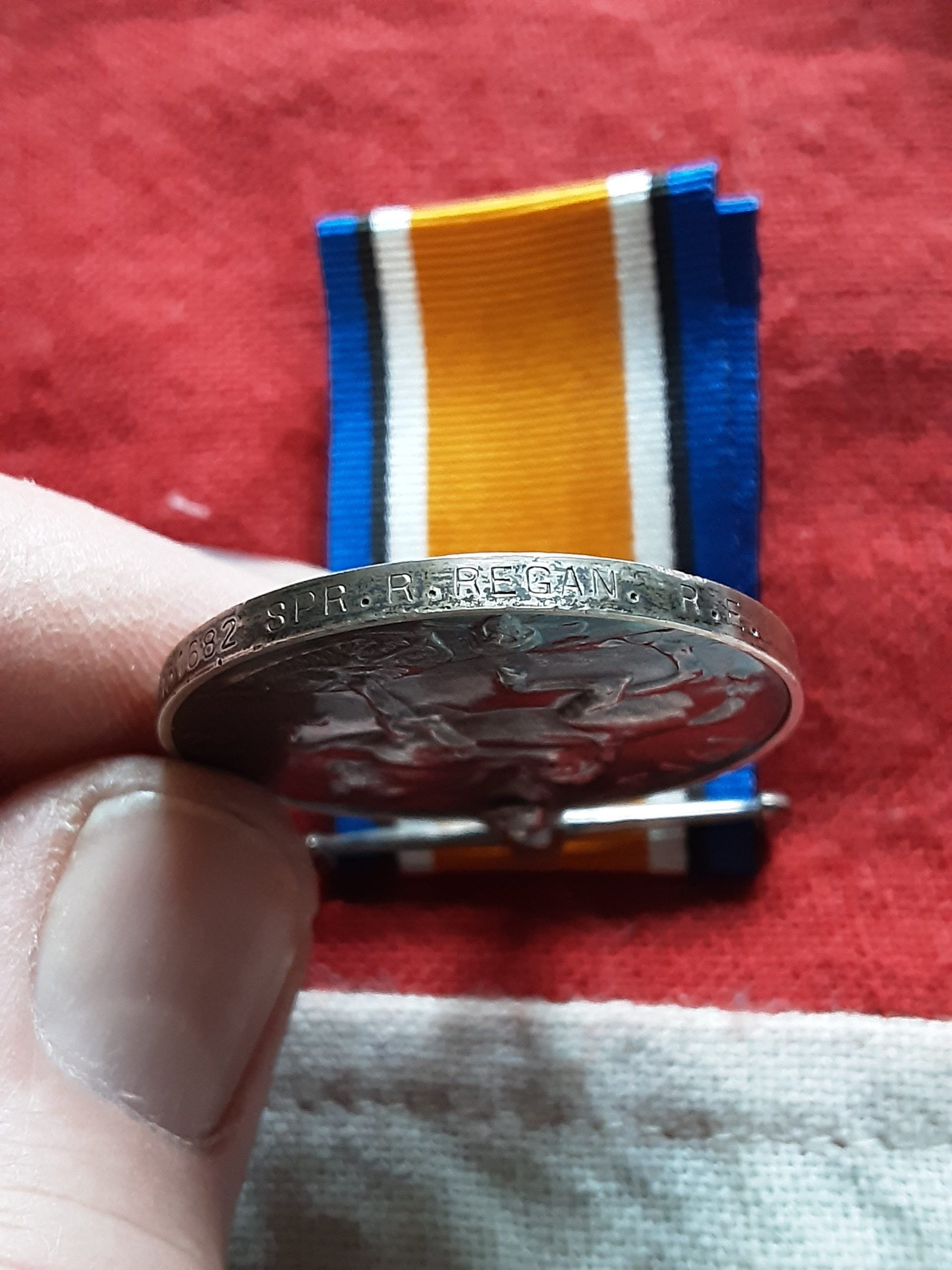WWI BWM. Raymond Regan. Joiner. Darlington. Injured Accident. 236 Company Royal Engineers. - Image 3