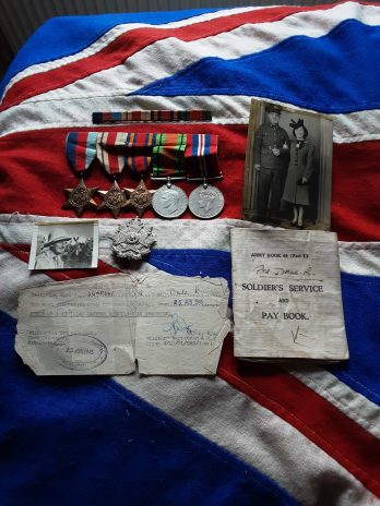 WWII Africa & Burma group. Reginald Dale. Border Regiment. Chindit?