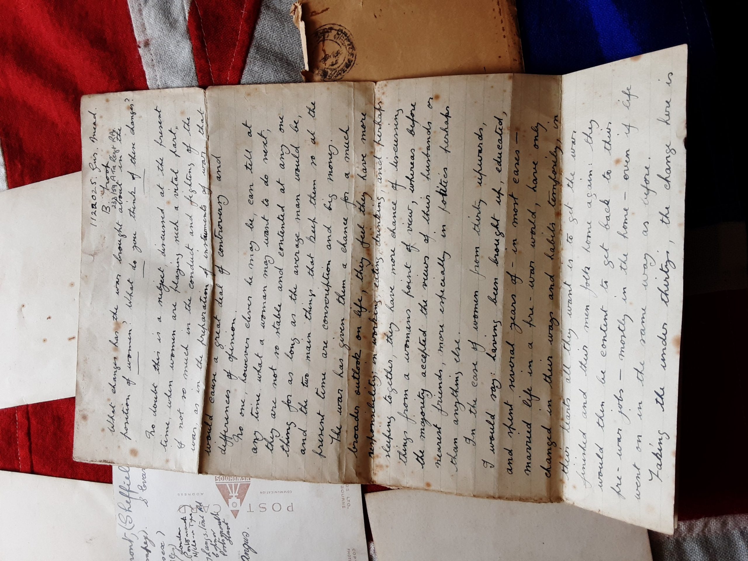 Ww2 Normandy Group . John Stanley Mead 43rd Wessex . Ra & 398 wks Coy Re .Wd July 44.Clacton . - Image 7