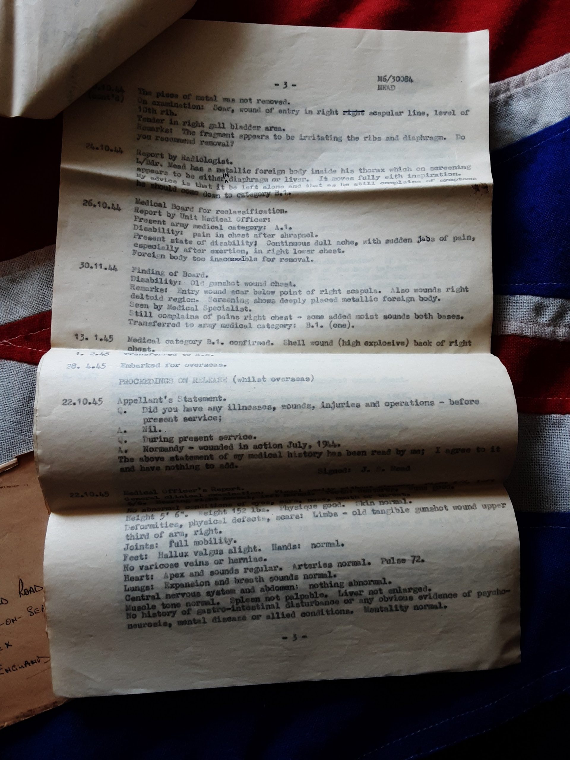 Ww2 Normandy Group . John Stanley Mead 43rd Wessex . Ra & 398 wks Coy Re .Wd July 44.Clacton . - Image 10