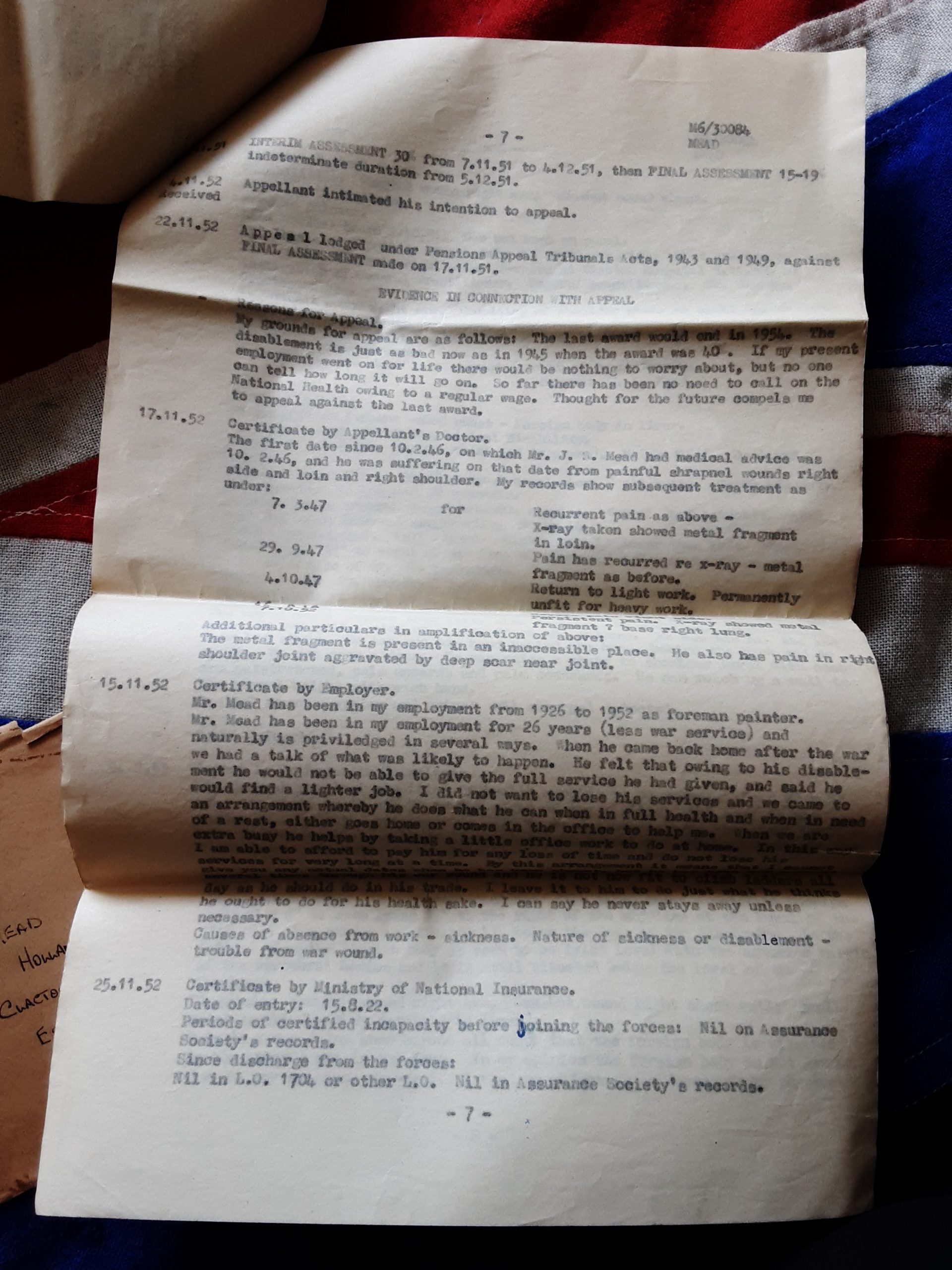Ww2 Normandy Group . John Stanley Mead 43rd Wessex . Ra & 398 wks Coy Re .Wd July 44.Clacton . - Image 11
