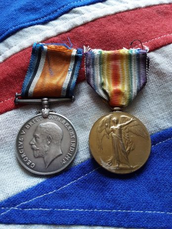 WWI Pair. Frederick William Plant. ASC. Carman. Leytonstone/Holloway.