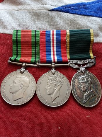 Ww2 Territorial Group. Leonard Norman Knight Dcli . Tremail Davidstow Cornwall. Poacher .