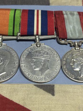 WWII Pair with Rocket Apparatus Volunteer Medal. Wilkinson.