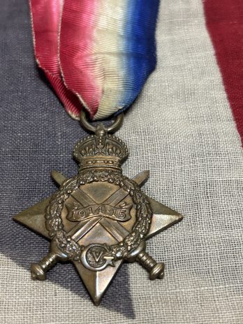 1915 Star. Yarnold. Worcestershire Regiment. POW Festubert, multiple GSW. Tenbury Wells, Worcs.