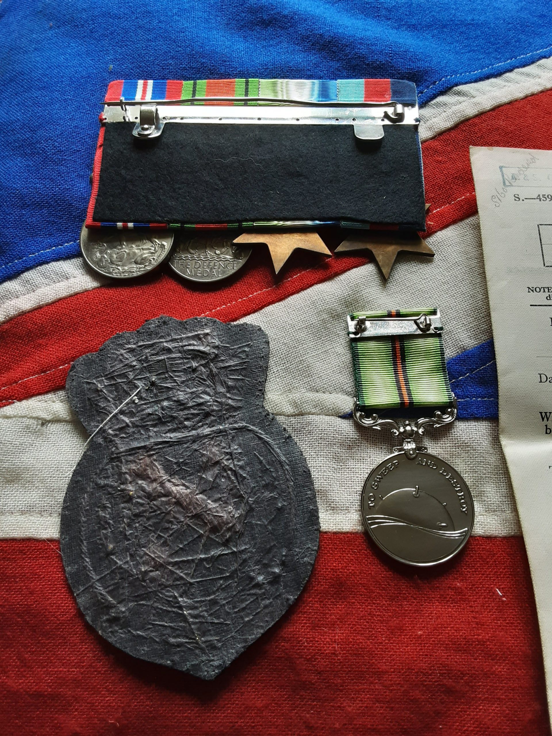 WWII Atlantic Royal Naval Patrol Service group. Leonard N Willis. Grays Essex - Image 3