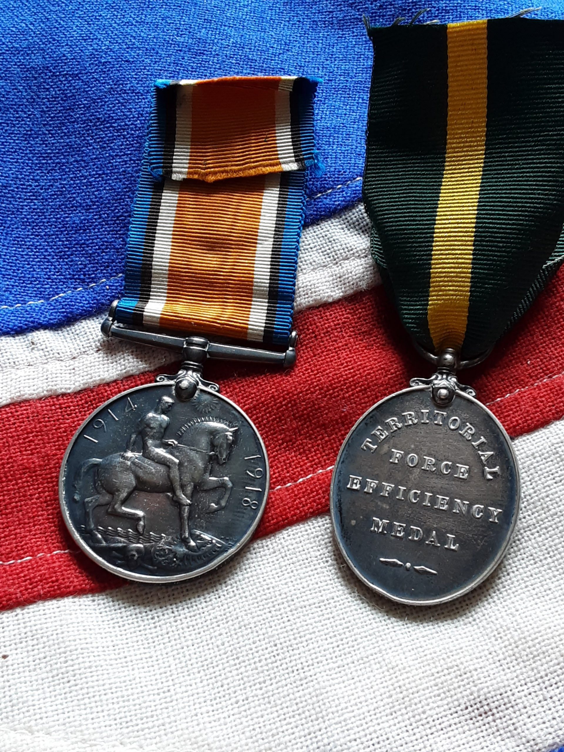 WWI BWM & TFEM. Charles William Pewter. Essex & Gloucestershire Regiments. Attached KAR. Bradwell on Sea - Image 4