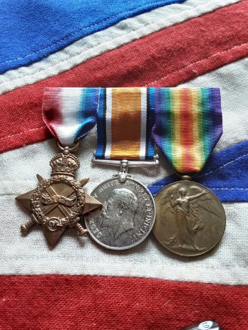 1915 Trio. Era 3. Cecil George LB Reeve. Royal Navy. Devonport. HMS Revenge Jutland