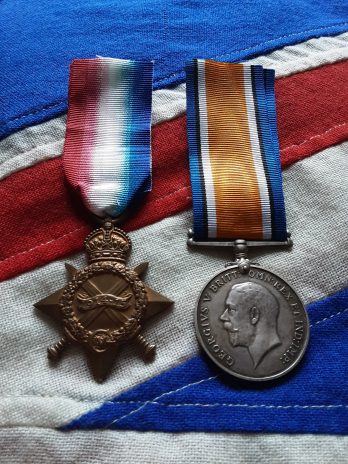 1915 Star & BWM. Victor Smith. East Kents. Gallipoli. Died Malta. Cranbrook
