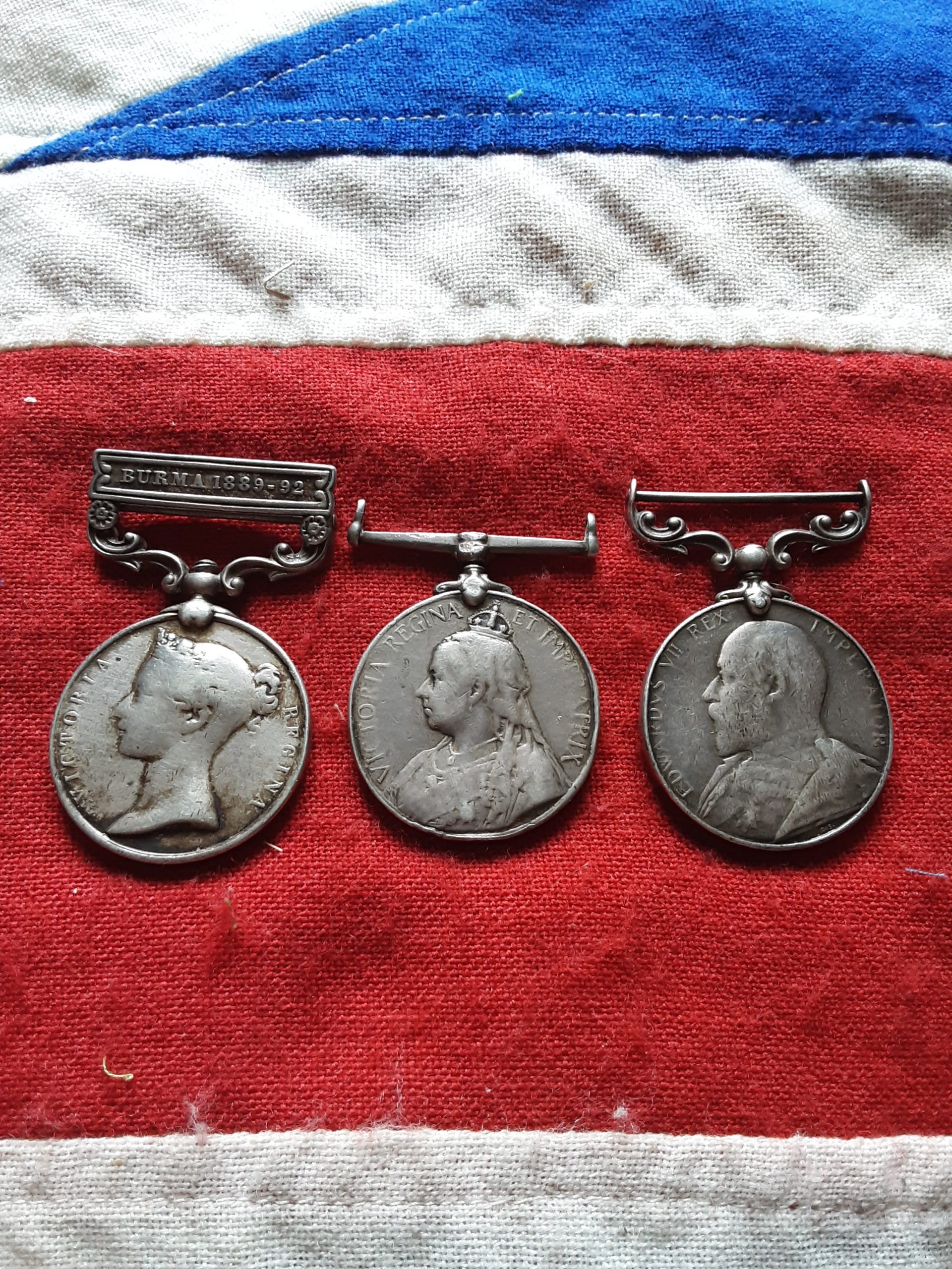 Burma 1889-92 IGS, QSA & EVII LSGC. 4th Kings Royal Rifle Corps. Nicholson. Canterbury.
