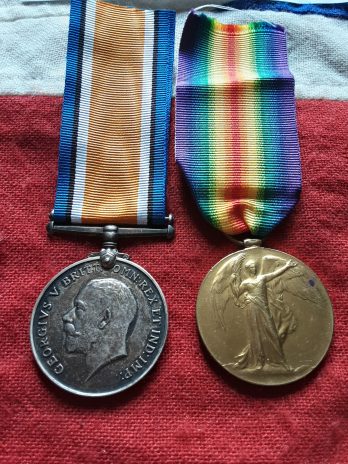 WWI Pair. 1 AM Francis Charles Rea. RFC & RAF. 1st Balloon Wing 1st Balloon Company. Fulham.