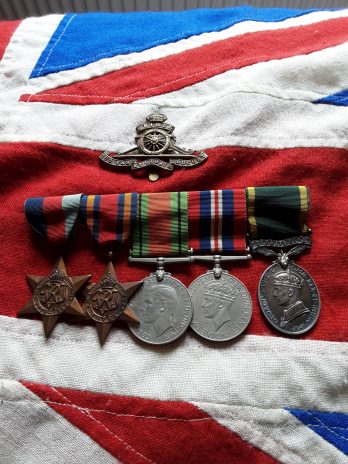 Ww2 Burma & Territorial Group. Sjt Arthur  Jobson 15th Indian Light AA  Regiment Ra . Sunderland.