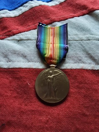 Victory . Richard Hosking Rmli . Naval Division .Gsw Neck . Bargeman St Stephens Cornwall.