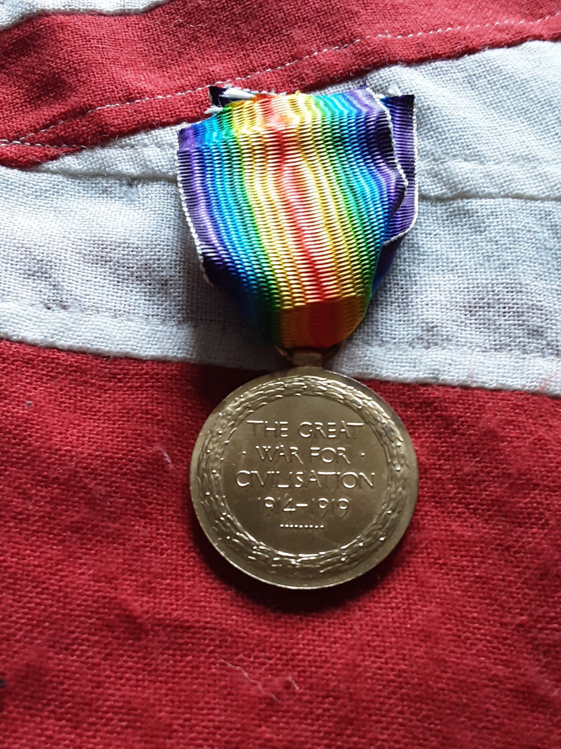 Victory . Richard Hosking Rmli . Naval Division .Gsw Neck . Bargeman St Stephens Cornwall. - Image 2