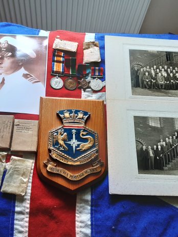 Ww1 Mercantile & Sons Ww2 Swansea Sea Pilotage Service Group . Peter Oswald & Captain Oswald Phillips  .Reid .