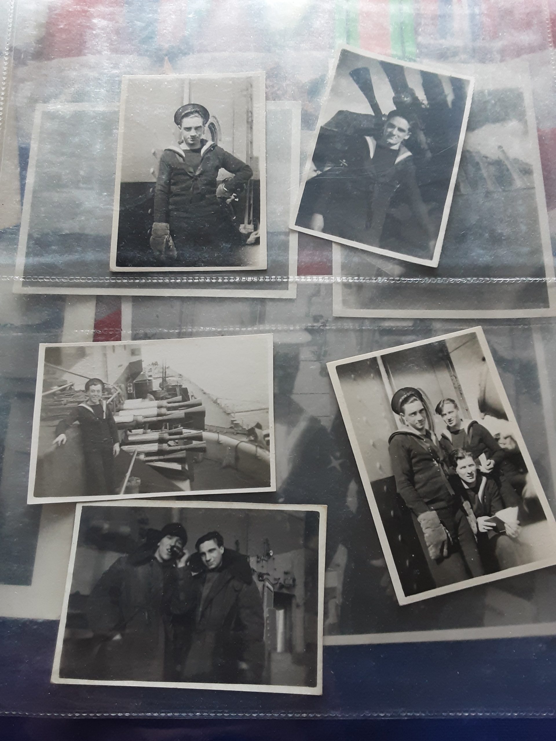 WWII medals & ephemera. Frederick Cosson Baldi. HMS Howe. Operation Husky. Croydon. Royal Navy - Image 7